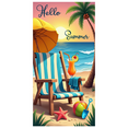 thumbnail image 3 of Decorative Design Hello Summer Beach Party Vacation Banner for Outdoor Events Seaside Gatherings Tropical Themes, 3 of 7