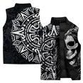 thumbnail image 3 of Chaleco calefactor de esqueleto para hombre, chaquetas de invierno ligeras para hombre, chaquetas de plumón de moda para hombre 2024, chaleco de viento frío cálido y asequible y fresco con calavera, 3 of 4