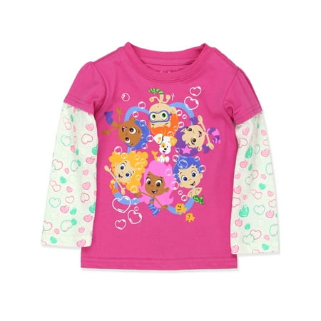 Bubble Guppies Toddler Girls Long Sleeve T-Shirt Tee