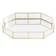 thumbnail image 2 of Caja De Almacenamiento De Artículos Diversos De Caja De Bandeja De Bandeja Del Oro Del Organizador Del Maquilje De Joyería Polígonos L Baoblaze Cesta de almacenamiento de mesa, 2 of 8