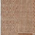 thumbnail image 3 of HomeRoots 678099 8 x 10 ft. Rust & Ivory Geometric Transitional Washable Machine Made Rectangle Area Rug with UV Protection, 3 of 9