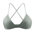 thumbnail image 2 of VLOOCKLW Bralette Women Deep V Wireless Support Push Up Soft Stretchy Fabric Comfortable Full Coverage Daily Wear Bra for Female, 2 of 7