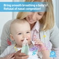 thumbnail image 5 of Cshidworld Nasal Aspirator for Baby, Electric Nose Aspirator for Toddlers, Waterproof Baby Nose Sucker with 3 Silicone Tips, 3 Adjustable Suction Level, Music and Light Soothing Function,Green, 5 of 8
