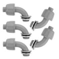 thumbnail image 4 of Miangastore Electrical Conduit Grey PVC 5Pcs 1/2 Inch, 4 of 8