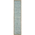 thumbnail image 1 of LR Resources SPECI04602BTB1468 Striped Bordered Table Runner, Blue & Cream, 1 of 1