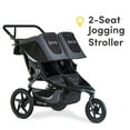thumbnail image 3 of BOB Gear Revolution Flex 3.0 Duallie Jogging Stroller, Double Stroller, Graphite Black, 3 of 8