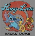 thumbnail image 2 of Boy's Lilo & Stitch Hang Loose Kauai Hawaii  Performance Graphic Tee Charcoal Heather Large, 2 of 4
