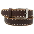 thumbnail image 2 of 45-46   Men's Casual Jean Full-Grain Tan Leather Belt 26AB16BR, 2 of 2