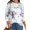 Purple, variant on Women Tie Dye Print Long Sleeve Round Neck Basic Sweatshirt