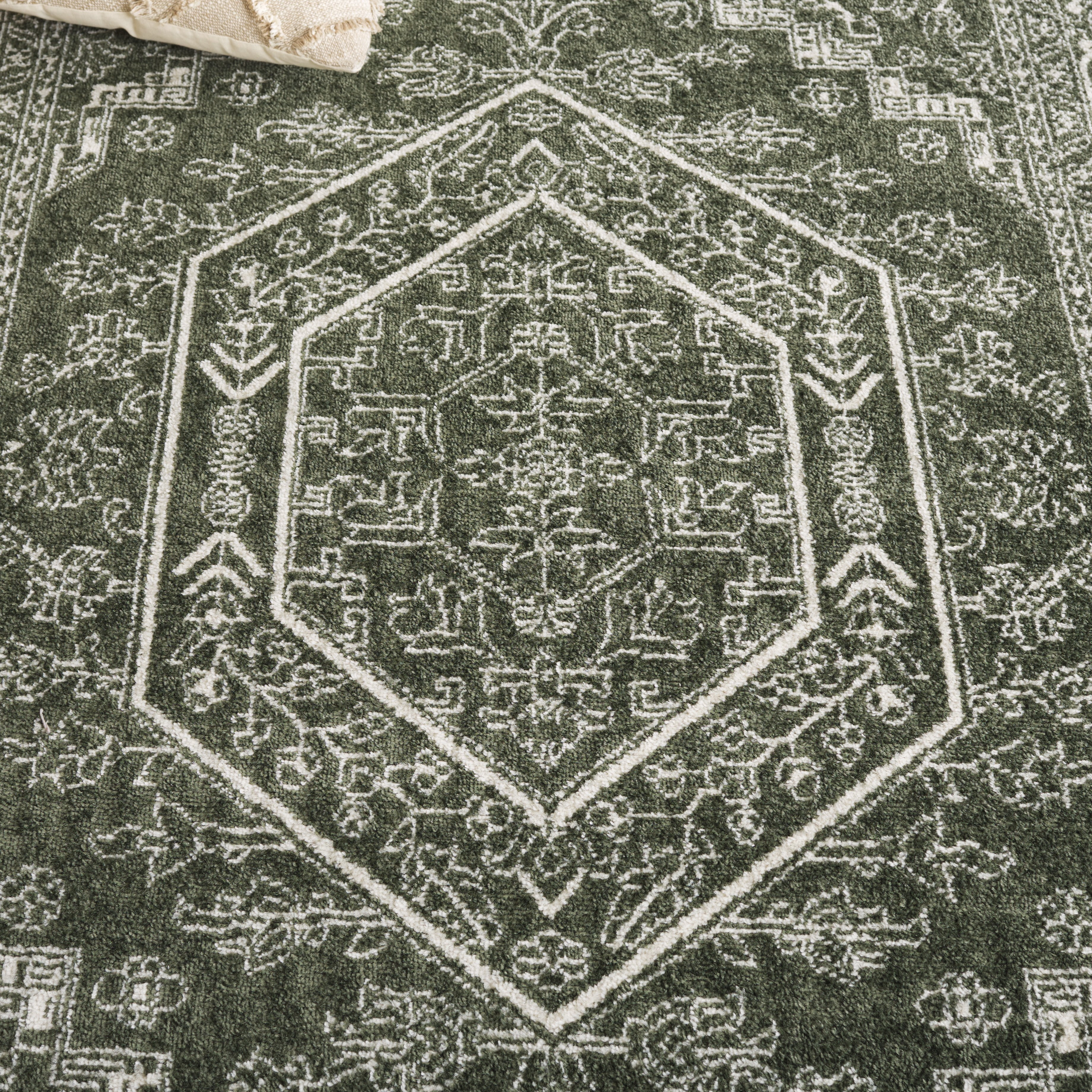 Safavieh Adirondack Xavier Oriental Area Rug, Dark Green/Ivory, 10' x 14'