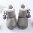 thumbnail image 4 of JGTDBPO Toddler Snow Boot For Newborn Baby Outdoor Shoes Winter Warm Snow Soft Sole Prewalker Non-Skid Booties Newborn Boots, 4 of 6