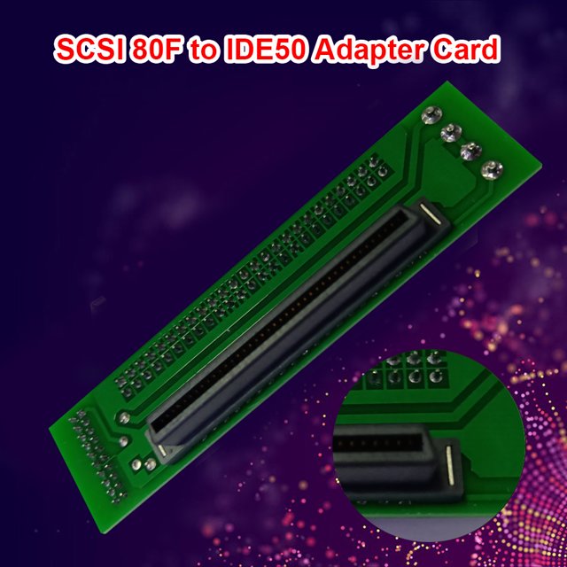 Adaptador de Disco Duro Ehuebsd Scsi Sca 80 Pines A 50 Pines Ide
