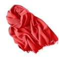 thumbnail image 2 of RXIRUCGD Women's Fashionable Solid Color Fold Soft Skin Friendly Scarf( Red ), 2 of 3