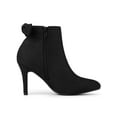 thumbnail image 6 of BLISSFUL STEP Women's Pointed Toe Heel Side Ankle Stiletto Boots, 6 of 8