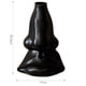 thumbnail image 3 of Jarrón de cerámica para flores secas, jarrones con tallos y ramos para bodas en casa. Negro, 3 of 8