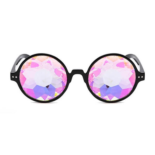 Gafas de caleidoscopio para lentes de cristal de difracción de prisma de arcoíris Raves TUNC Sencillez