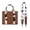 Cow-Brown, variant on Wrangler Aztec Tote Bag for Women Boho Shoulder Purse, Cow-Black