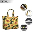 thumbnail image 3 of Sunflower Women's Large Weekend Travel Bag Moving Canvas Handbag Thick Double Layer Beach Weekend Travel Unisex Hospital Maternity Delivery with Toiletry Waterproof, 3 of 5