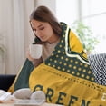 thumbnail image 5 of City Classic Football Blanket Football Decor Throw Blanket Football Fans Gifts Super Warm Soft Cozy Plush Lightweight Flannel Fleece Travel Bedding Blanket for Couch Kids Adults Women Man 60"X50", 5 of 6
