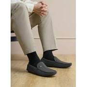 Bruno Marc Men Fashion Driving Loafers Dress Shoes Casual Slip On Moccasins BLACK Size 10