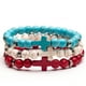 thumbnail image 4 of Sonducket de mujer Pulseras de cuentas de piedra natural duraderas y duraderas Pulseras de cuentas de piedra natural Ropa, zapatos y accesorios Miscelánea Rojo, 4 of 6