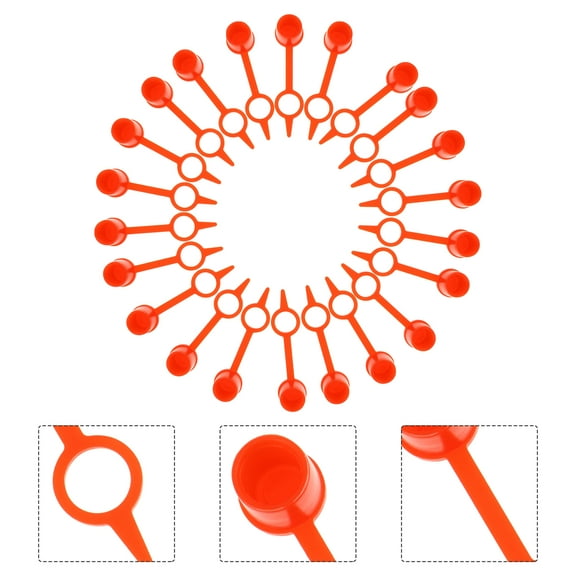 300Pcs Grease Fitting Caps Assortment Red Brake Bleeder Screw Caps Cover for Metric Grease Zerk Machine Fitting