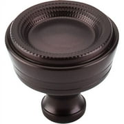 Top Knobs M949 Beaded 1-5/16" Mushroom Cabinet Knob From The Edwardian Colle - Bronze