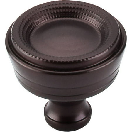 Top Knobs M949 Beaded 1-5/16" Mushroom Cabinet Knob From The Edwardian Colle - Bronze