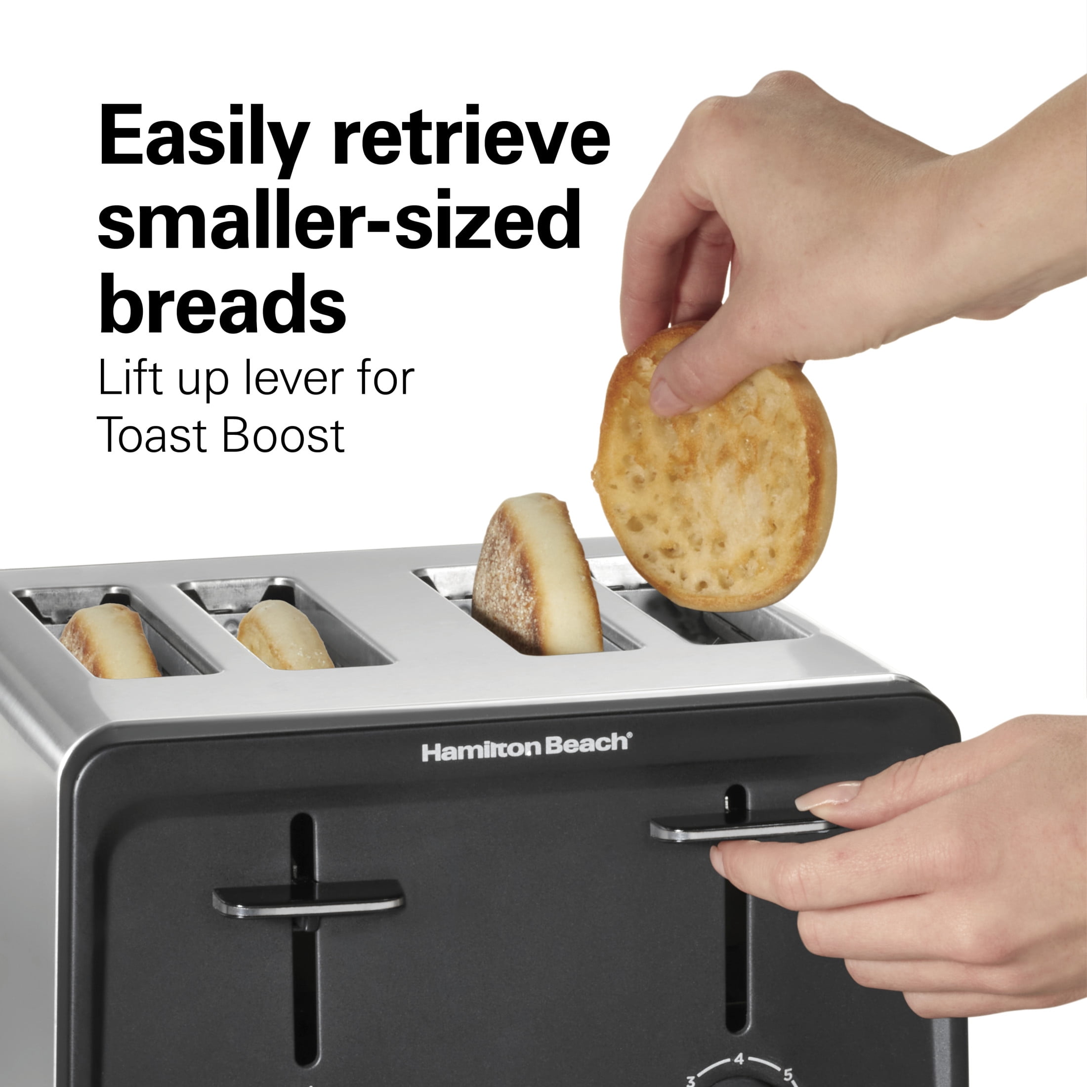 アメリカントースト　Hamilton Beach Hamilton Beach 2 Slice Toaster with Wide Slots, Bagel