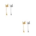 thumbnail image 1 of Minnieouse 2 piezas de horquilla con borlas, pinzas para el pelo para vacaciones voladoras móviles elegantes, suministros de peluquería portátiles para Oro+Plata 2piezas Minnieouse CBP268353, 1 of 1
