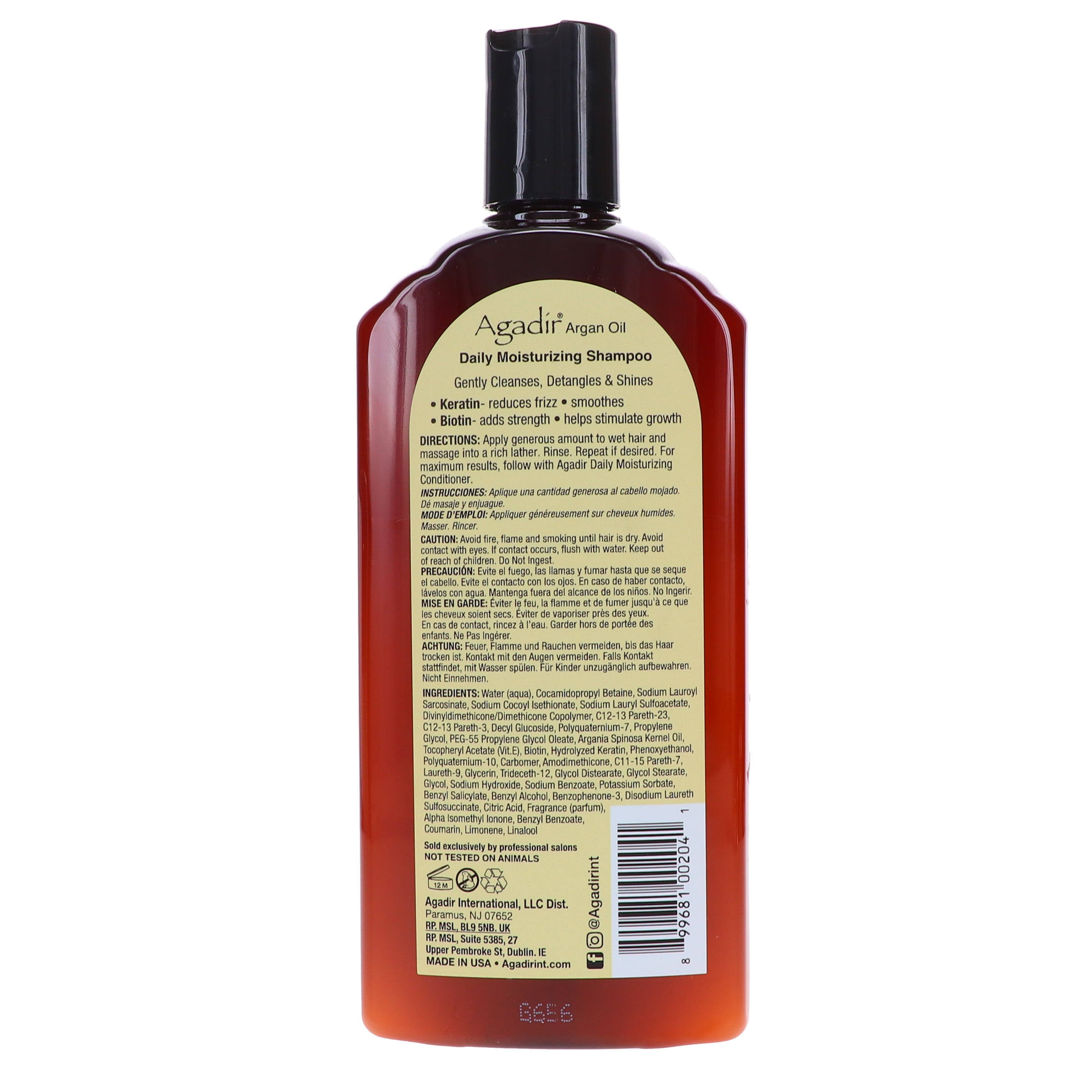 Agadir Argan Oil Daily Moisturizing Shampoo oz Agadir Argan Oil Daily Moisturizing Shampoo oz