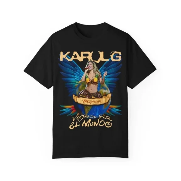 NEW Karol Shirt, Tropico Latin Music Fan Tee, Retro Reggaeton Graphic T-Shirt, 2026 Unisex Concert-Inspired Music Lover Gift