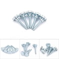 thumbnail image 1 of Vis à Pouce, 100 Pcs Vis à Main Tête Moletée Vis à Tête Moletée Réglable Double Poignée Vis à Tête Haute M3, 1 of 7
