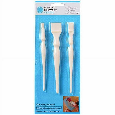 Martha Stewart Crafts Glass Handled Squeegee Set 3pc-