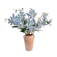 thumbnail image 4 of Riguas Faux Lily Flower Long Stem Artificial Lily Branch with 4 Bloom Heads And Leaves Real Touch Lilium Flower for Wedding Party Home Decor, 4 of 7