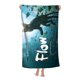 thumbnail image 3 of Flow Toalla de playa de secado rápido con diseño temático, regalo para mujeres y niñas, ideal para cumpleaños, fans, amantes de la música, uso en la playa o al aire libre, 78 × 150 cm, 3 of 6