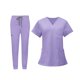 thumbnail image 5 of Uniformes Scrub Set enfermera Top pantalones ropa de trabajo femenina para salón de belleza SPA Púrpura XXL Yuyangstore Uniforme de enfermera, 5 of 8