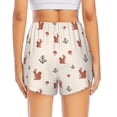 thumbnail image 2 of Lsque Cute Squirrel Printed Women's Running Shorts with Liner Pockets,Elastic Quick Dry Workout Athletic Gym Yoga Shorts,Womens High Waist Shorts-X-Large, 2 of 9