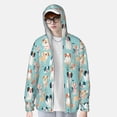 thumbnail image 4 of Gaeub Colorful Dog Men's and Women's UPF 50+ Long-Sleeved Sun Protection Clothing, Fishing Shirt Long Sleeve Zip - Small, 4 of 9