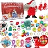Fidget Advent Calendars 2021 Toy for Kid, Pop-in-It Advent Calendars, Christmas Popitsfidget Fidget Toy Pack, Christmas Countdown Calendar 24 Days Figetsss Toys Sets Fidget Toy Box