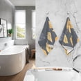 thumbnail image 2 of Ryvnso Autumn Leaves Cotton Hand Towels Sets Face Towel 2 PCs Bathroom Decorative, 2 of 7