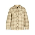 thumbnail image 3 of George Men's & Big Men's Fleece Lined Flannel Shirt Jacket, Sizes S-3XL, 3 of 3
