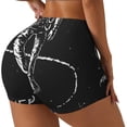 thumbnail image 2 of Kdxio I Need More Space Print Workout Shorts for Women Seamless Soft Smooth Gym Yoga Scrunch Active Shorts, 2 of 9