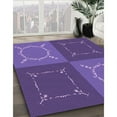 thumbnail image 2 of Ahgly Company Indoor Rectangle Patterned Purple Amethyst Purple Area Rugs, 8' x 12', 2 of 6