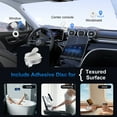 thumbnail image 2 of Vacuum Magnetic Car Phone Holder for Mag-Safe, 360° Adjustable Foldable Portable Magnetic Car Phone Mount, Hands-Free Suction Cup Phone Holder Compatible for iPhone&All Smartphones, White, 2 of 7