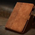 thumbnail image 7 of Universal Case for 7 inch Tablet, GSFY Stand Folio Protective Cover for 7.0 Inch Touchscreen Tablet with Multiple Viewing Angles Document Card Pocket - Brown Blocks, 7 of 7