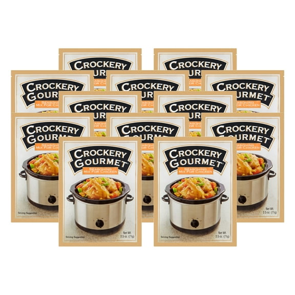 Crockery Gourmet Seasoning Mix MZF22 For Chicken, 2.5-Ounce (Pack of 12)