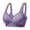 Purple, variant on Fesfesfes Bras for Women Wire Free Side Lifted Underwear Bras One-Piece Shockproof Suspender Bras Solid Color Everyday Bras