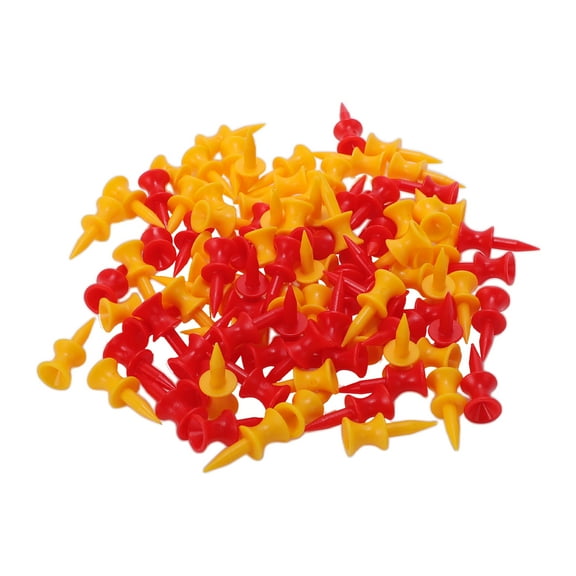 Unique Bargains 100 Pcs Portable limited Golf Tees 1.22" Multicolor