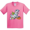 thumbnail image 3 of Inktastic Halloween Dinosaur Mummy Youth T-Shirt, 3 of 5